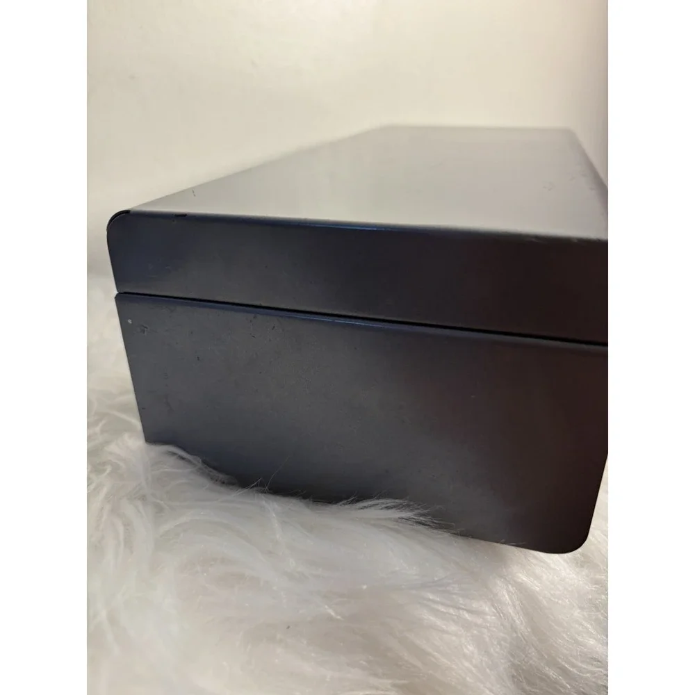 Vtg Bemis & Call Sesamee Policy Box Black Metal Document Safe Combo Lock‎